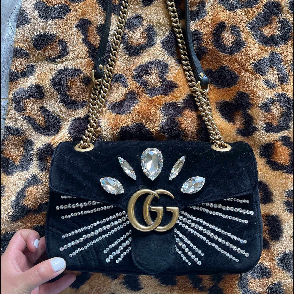 Gucci crystal handbag